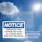 Signmission Employees Only Beyond This Point All Others OSHA Notice Sign, Plastic, 10in W x 7in L, 2PK OS-2PACK-NS-P-710-L-11986 - alternate 3